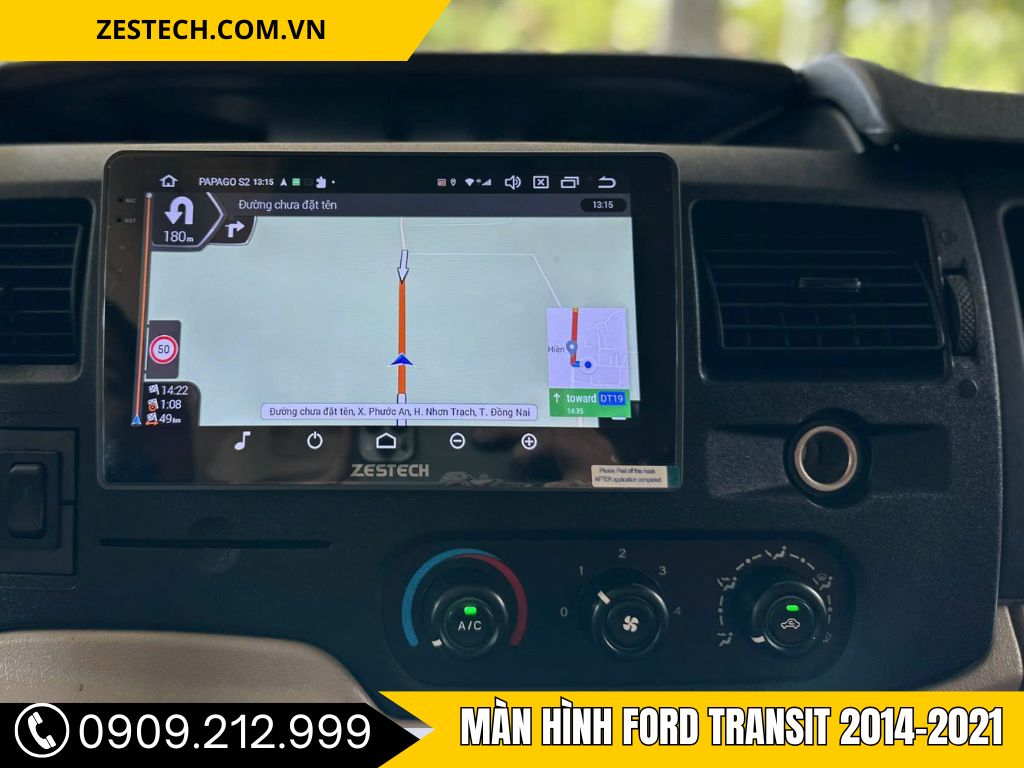 Màn Hình Android ô tô Ford Transit 2014-2021