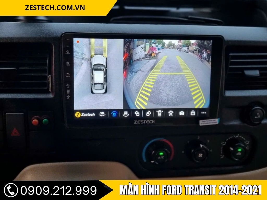 Màn Hình Android ô tô Ford Transit 2014-2021