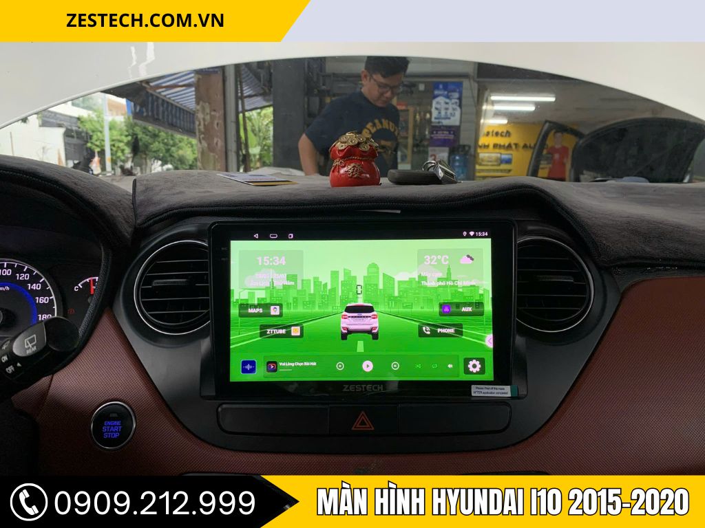 Hình Ảnh Lắp Đặt Màn Hình Android Ô Tô Tại Nhơn Trạch