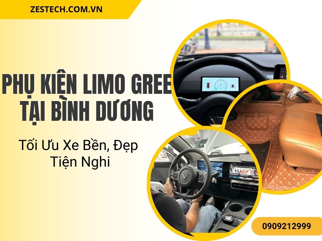 Phụ kiện Limo Green tại Bình Dương – Tối ưu hóa không gian xe với các phụ kiện nội thất chất lượng cao, mang lại sự tiện nghi và thẩm mỹ