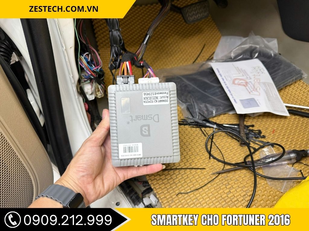 Smartkey cho Fortuner 2016 