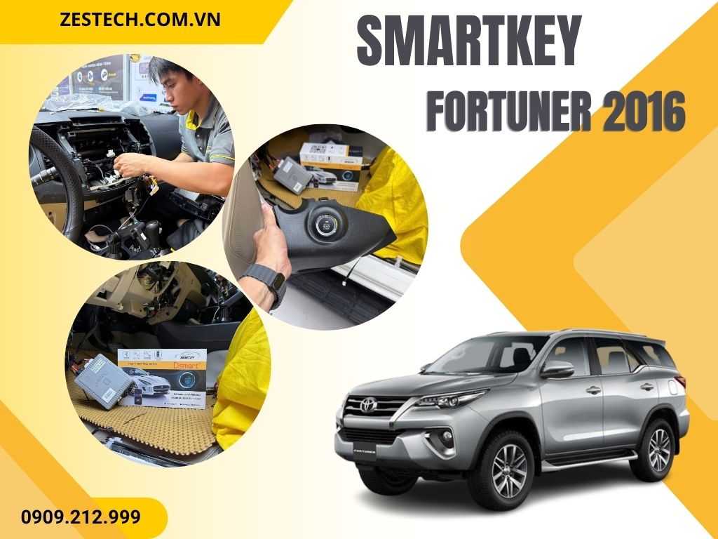 Smartkey cho Fortuner 2016 