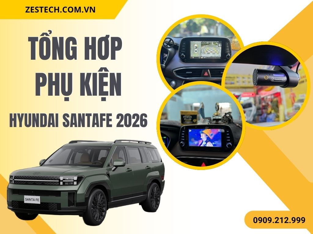 Tổng hợp phụ kiện Hyundai SantaFe 2026