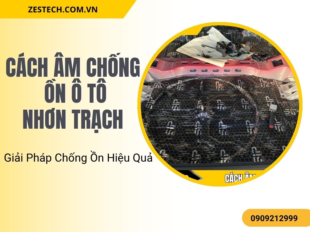 Cách âm chống ồn ô tô tại Nhơn Trạch giúp loại bỏ tiếng ồn từ môi trường bên ngoài, mang lại không gian yên tĩnh và thoải mái cho người lái. Với việc sử dụng vật liệu cách âm chuyên dụng, quá trình cách âm được thực hiện chính xác và hiệu quả, giúp giảm thiểu tối đa tiếng ồn từ động cơ và ngoài đường.