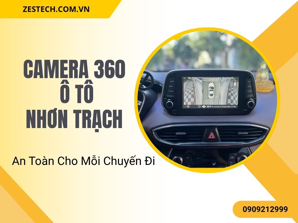Lắp đặt camera 360 ô tô tại Nhơn Trạch là một lựa chọn thông minh giúp tăng cường khả năng quan sát khi lái xe. Hệ thống này cung cấp hình ảnh từ các góc nhìn khác nhau, giúp tài xế dễ dàng nhận biết các vật cản gần xe mà không phải lo ngại về các điểm mù hay không gian chật hẹp.