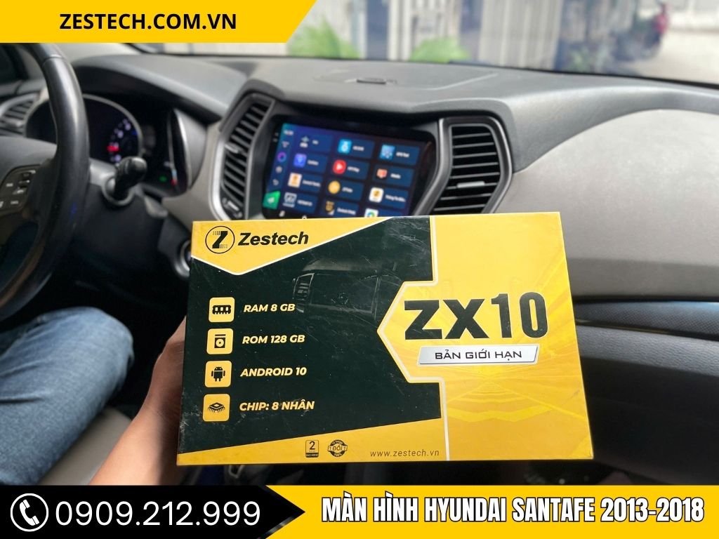 Màn hình Hyundai Santafe