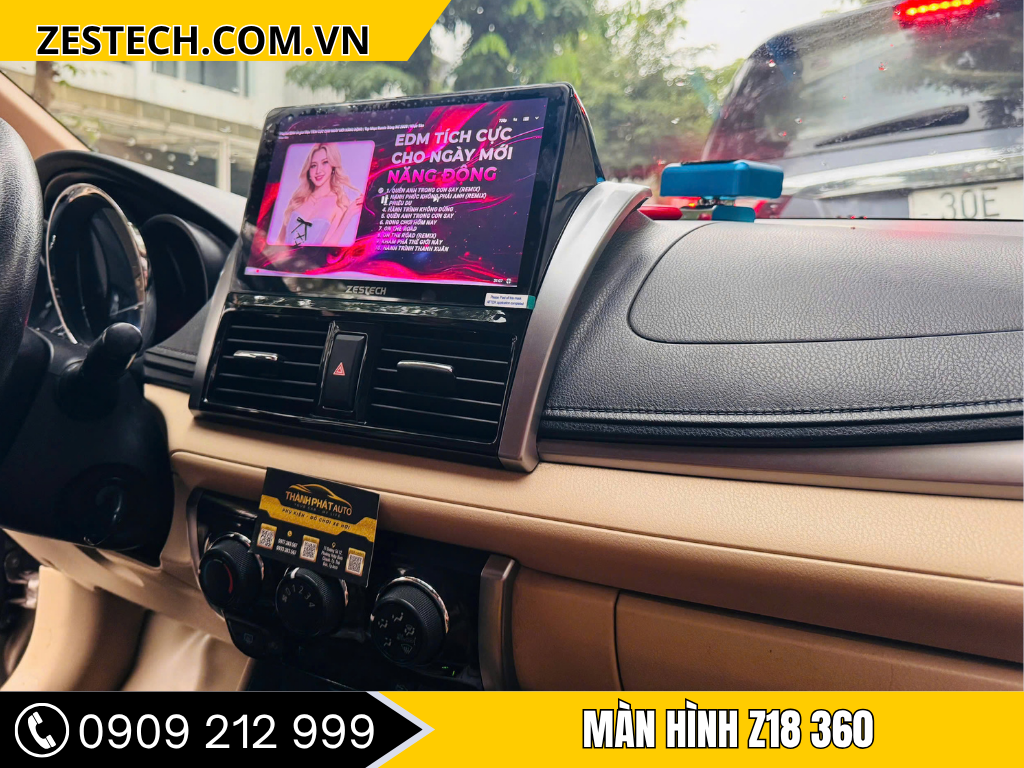 Màn hình Z18 360 Cho Xe Vios 2016