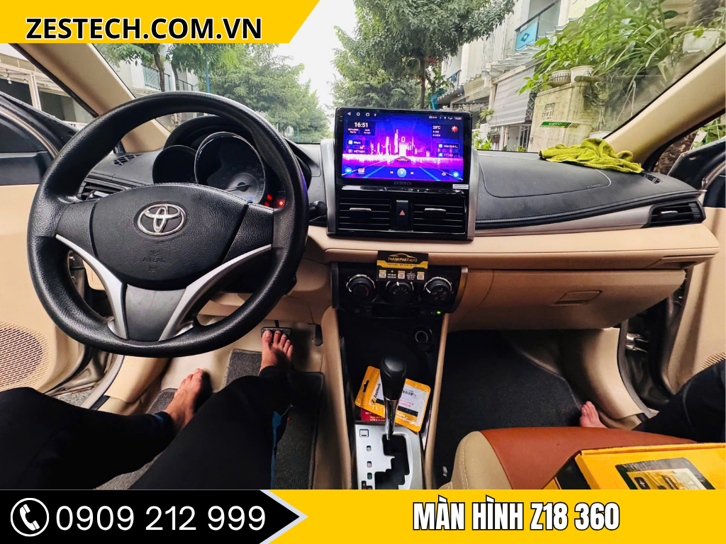 Màn hình Z18 360 Cho Xe Vios 2016