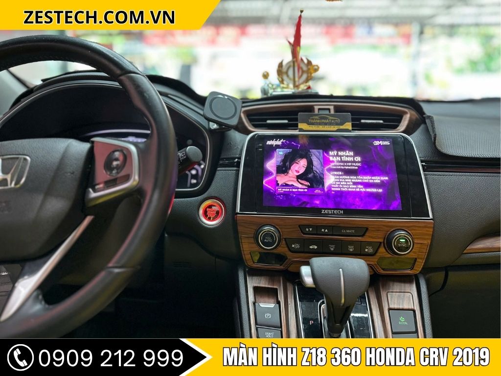 Màn hình Z18 360 Honda CRV 2019