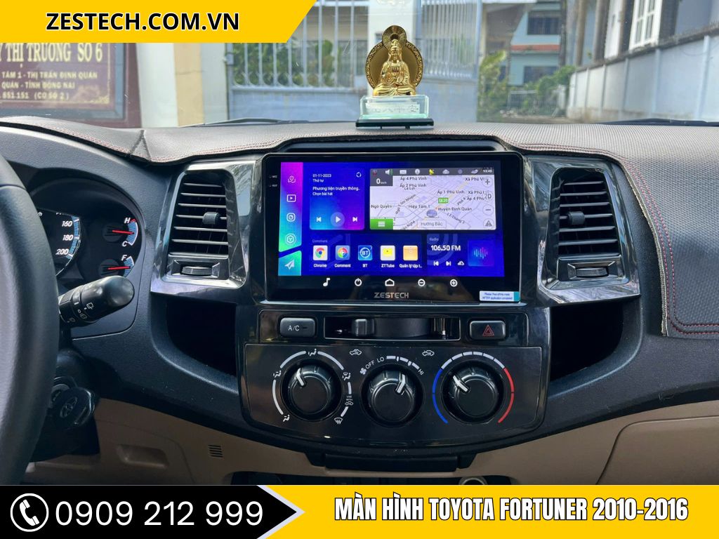Màn hình Toyota Fortuner 2010-2016