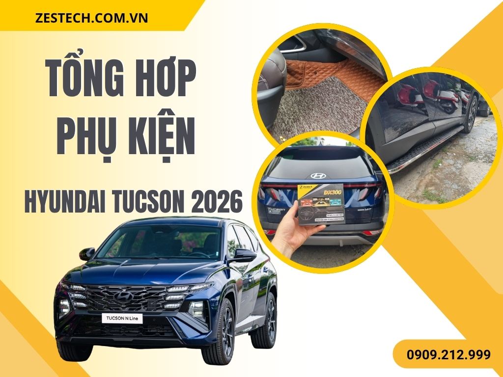 Nâng Cấp Phụ Kiện Hyundai Tucson 2026 – Tăng Thẩm Mỹ Và Hiệu Năng