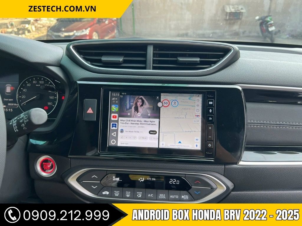 Hình Ảnh Android Box Honda BRV 2022, 2023, 2024, 2025
