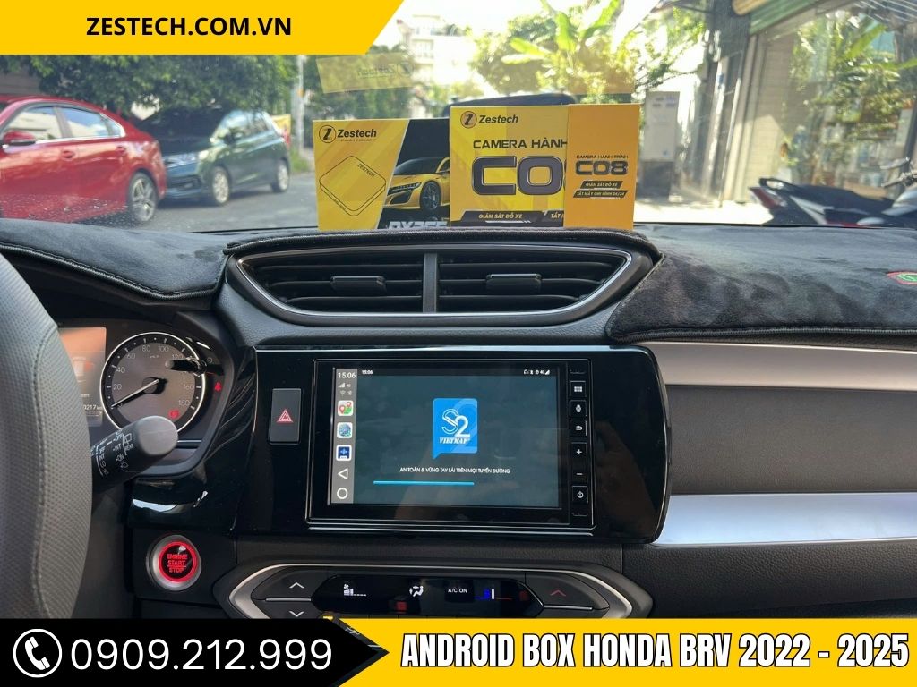 Hình Ảnh Android Box Honda BRV 2022, 2023, 2024, 2025