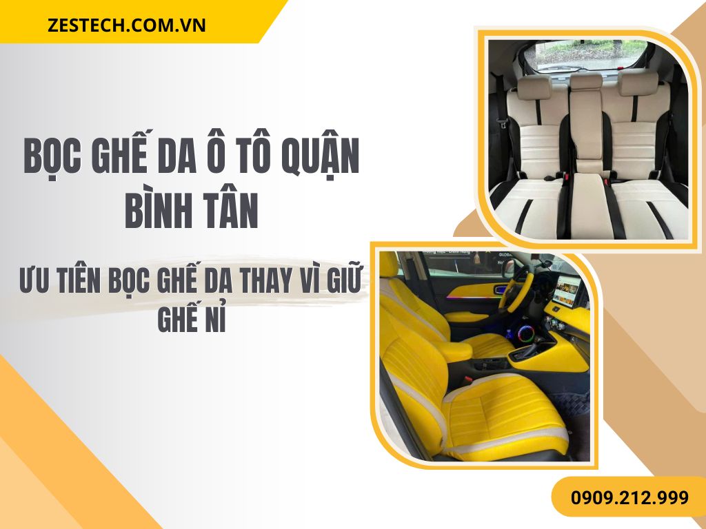 Hình Ảnh Bọc Ghế Da Ô Tô Quận Bình Tân