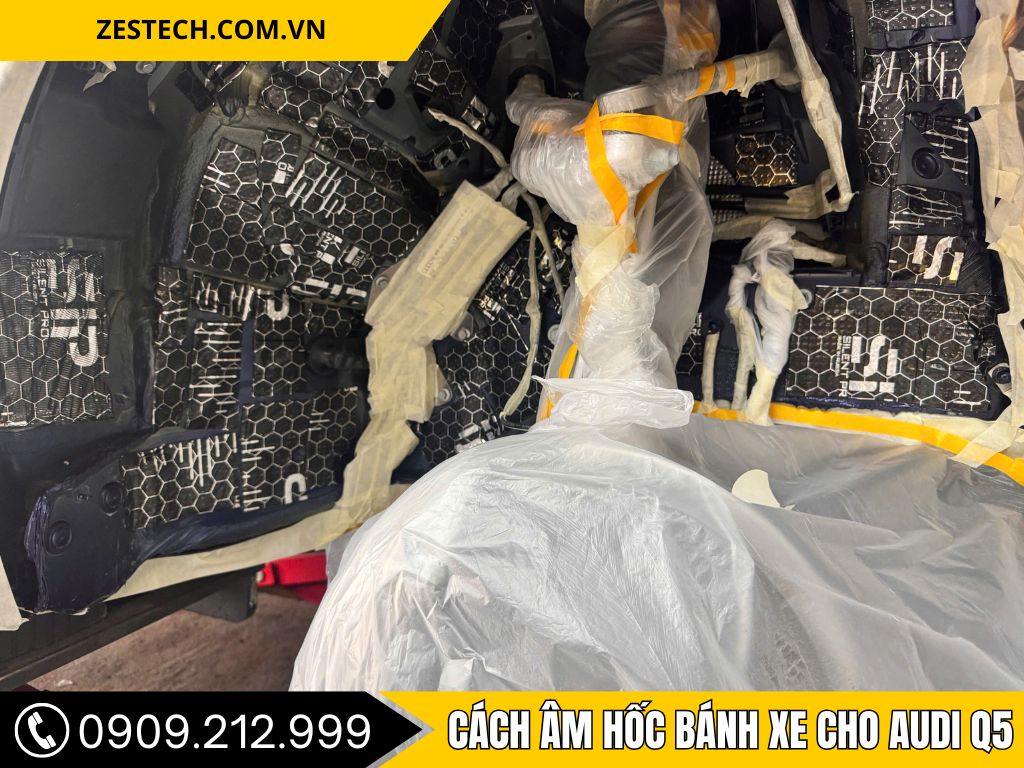 Cách Âm Hốc Bánh Xe Cho Audi Q5