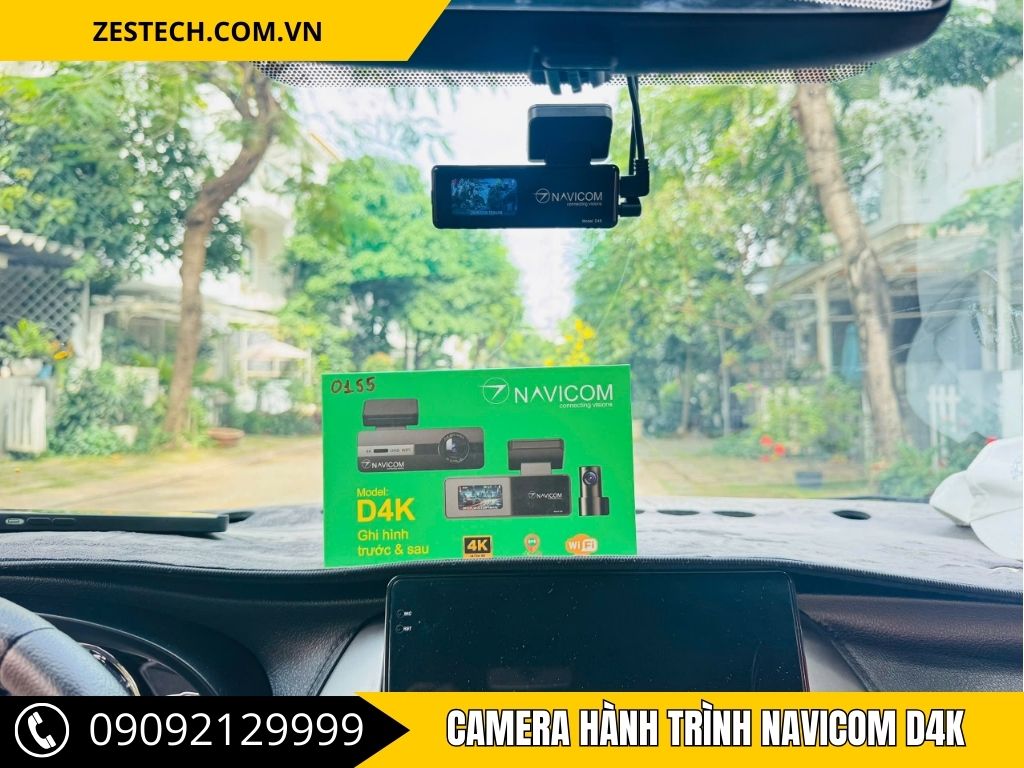 Camera hành trình Navicom D4K Cho Toyota Yaris hỗ trợ làm bằng chứng trong các tình huống va chạm giao thông.