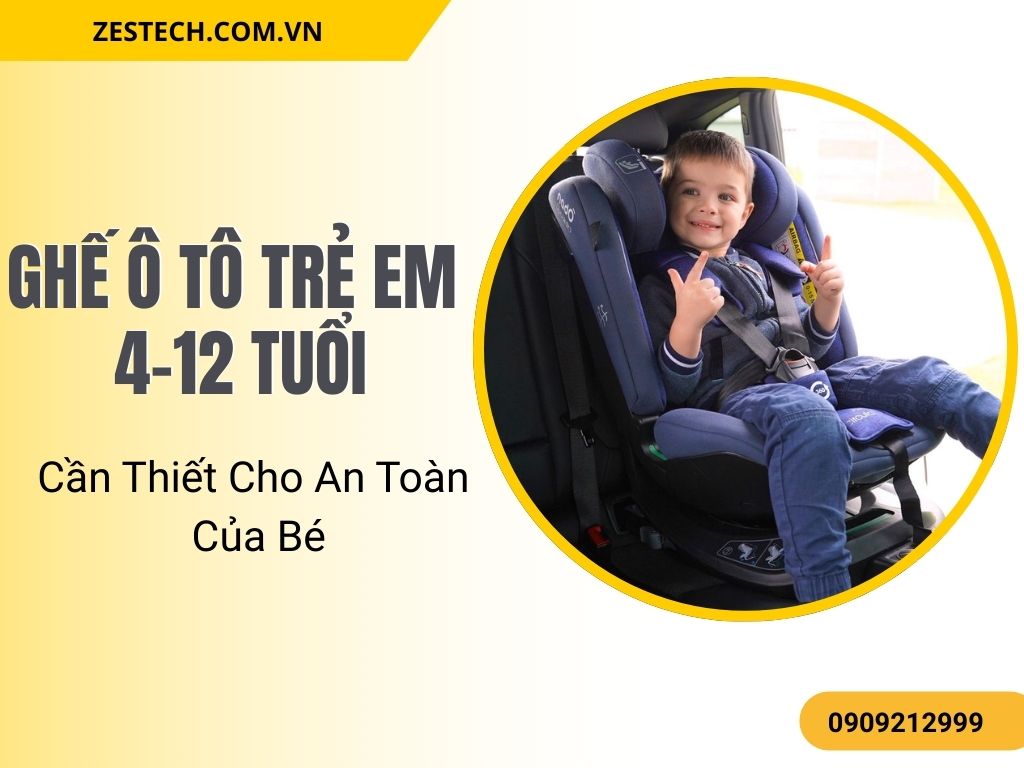 Ghế Ô Tô Cho Bé 4–12 Tuổigiúp bảo vệ trẻ khỏi các va chạm và đảm bảo an toàn khi di chuyển. Thiết kế thông minh và tiện dụng là điểm cộng lớn cho các bậc phụ huynh.
