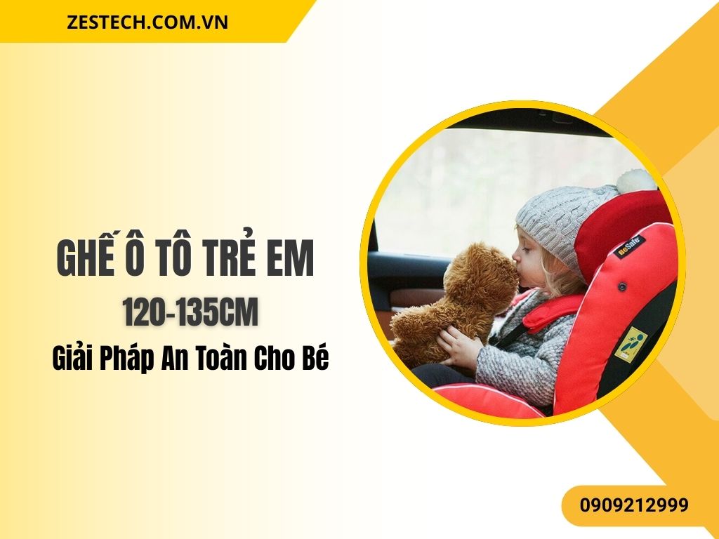 Ghế Ô Tô Trẻ Em 120–135cm giúp bảo vệ an toàn cho trẻ khi đi xe. Ghế với thiết kế chắc chắn, dễ dàng điều chỉnh theo sự phát triển của bé, mang lại sự thoải mái tối ưu cho trẻ trong suốt hành trình.