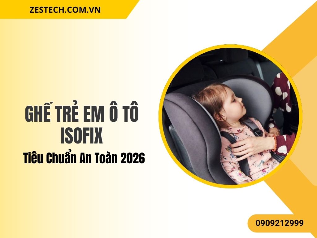 Ghế Trẻ Em Ô Tô ISOFIX giúp cố định ghế chắc chắn, giảm rung lắc khi xe di chuyển. Hệ thống khóa cứng đảm bảo an toàn tối đa, phù hợp cho bé khi ngồi lâu trên xe.
