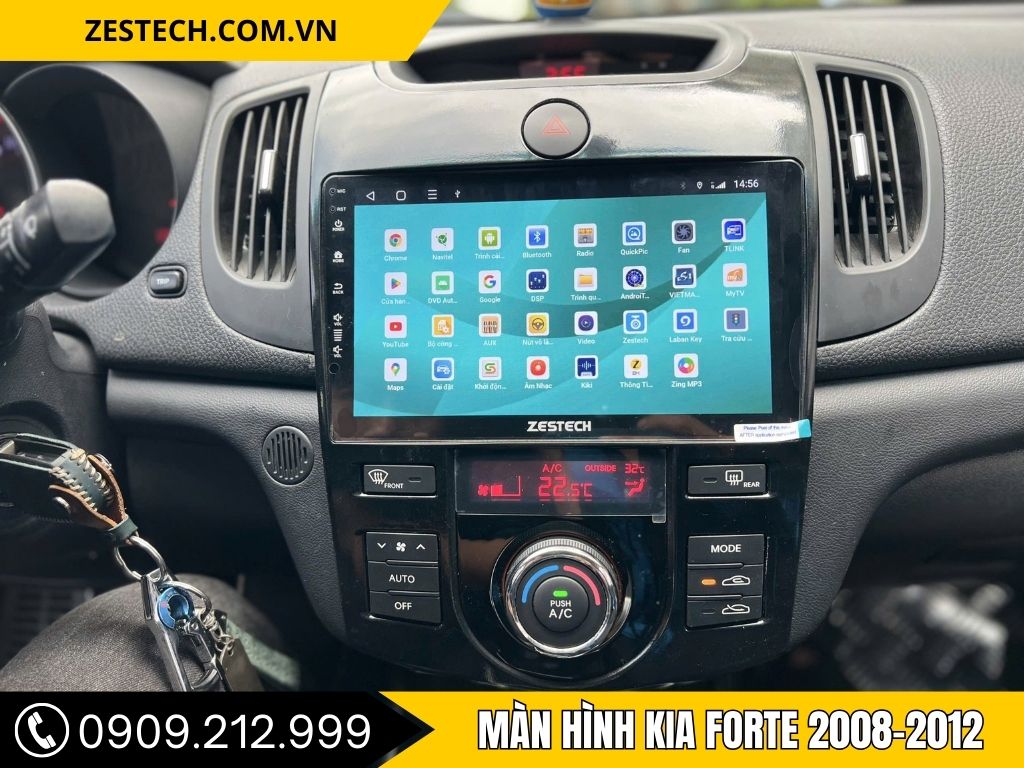 Hình Ảnh Màn Hình Kia Forte 2008, 2009, 2010, 2011, 2012