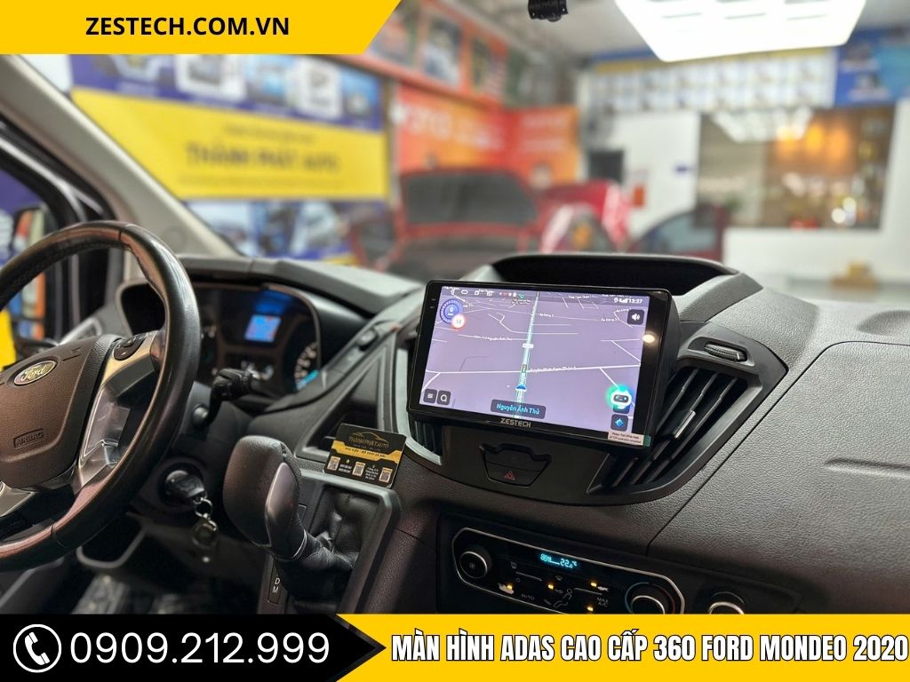 Hình ảnh lắp đặt Màn Hình ADAS Cao Cấp 360