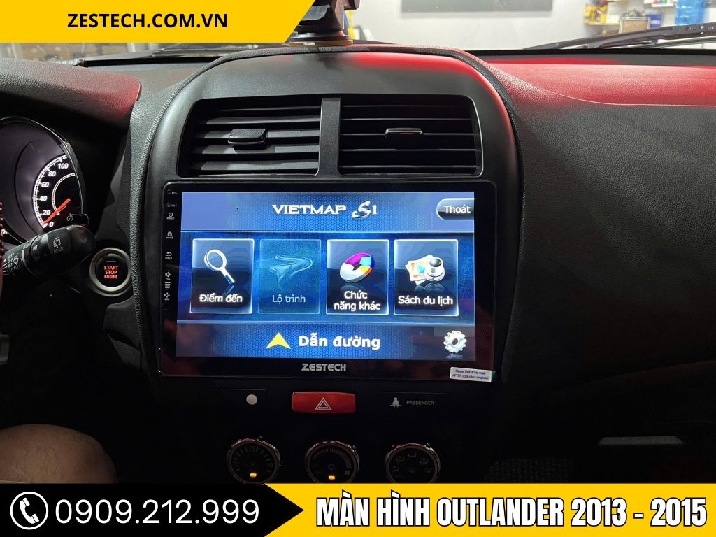 Hình Ảnh Màn Hình Android Cho Mitsubishi Outlander 2013, 2014, 2015