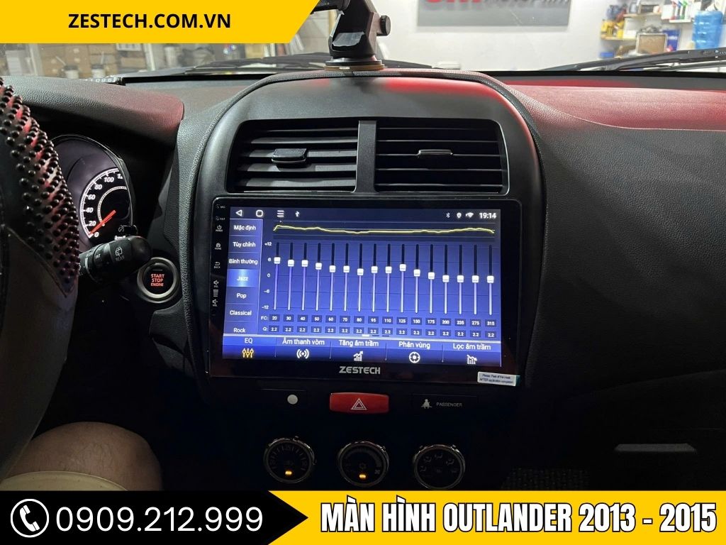 Hình Ảnh Màn Hình Android Cho Mitsubishi Outlander 2013, 2014, 2015