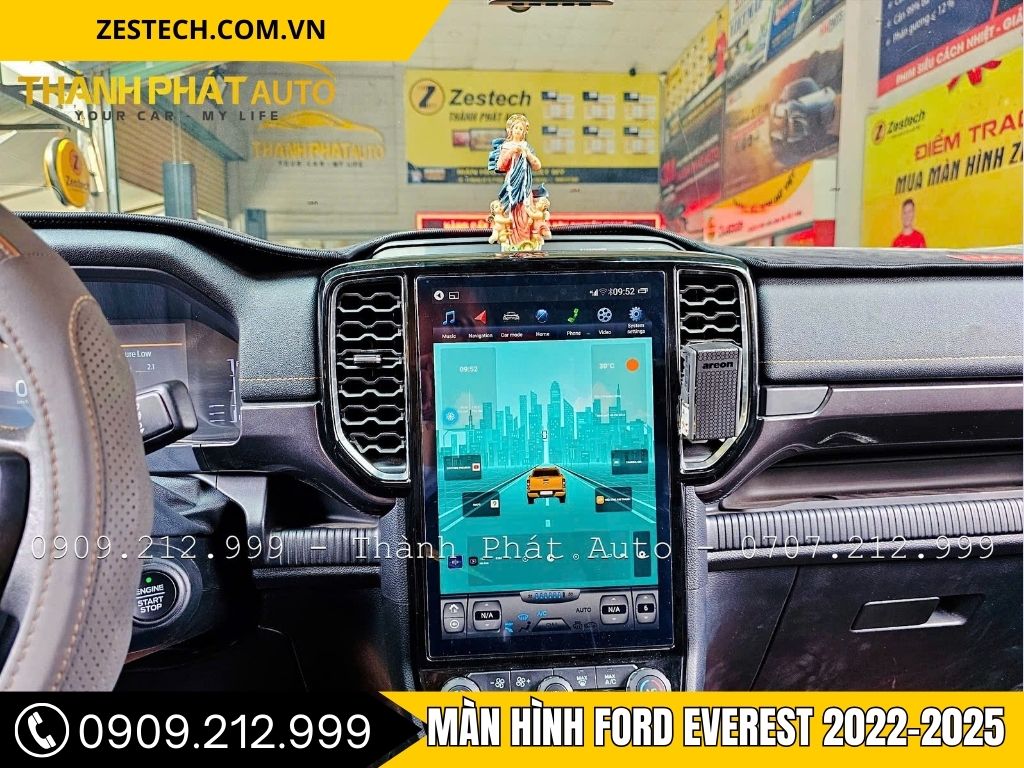 Màn Hình Ford Everest 2022-2025 – Tính Năng Hiện Đại