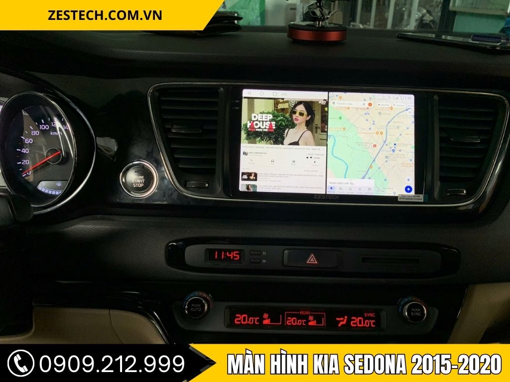 Màn Hình Android Kia Sedona 2015–2020