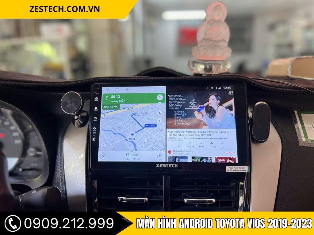 Màn Hình Android Toyota Vios 2019-2023
