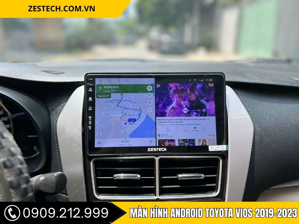 Màn Hình Android Toyota Vios 2019-2023 