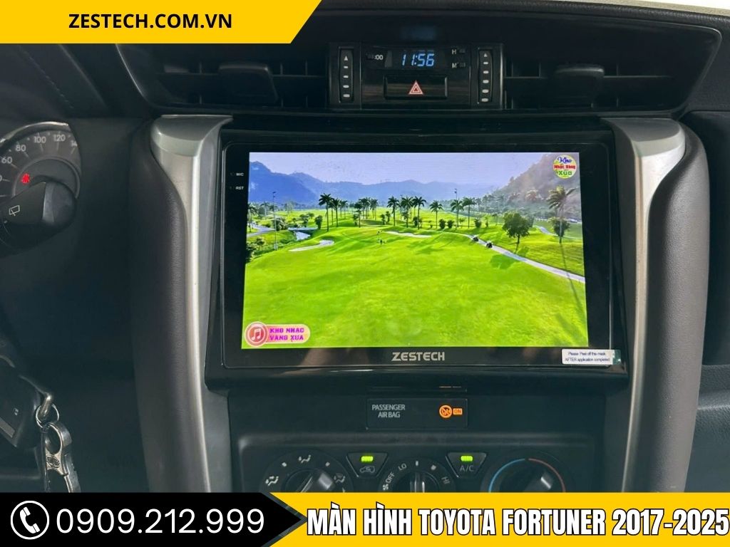 Màn Hình Toyota Fortuner 2017-2025
