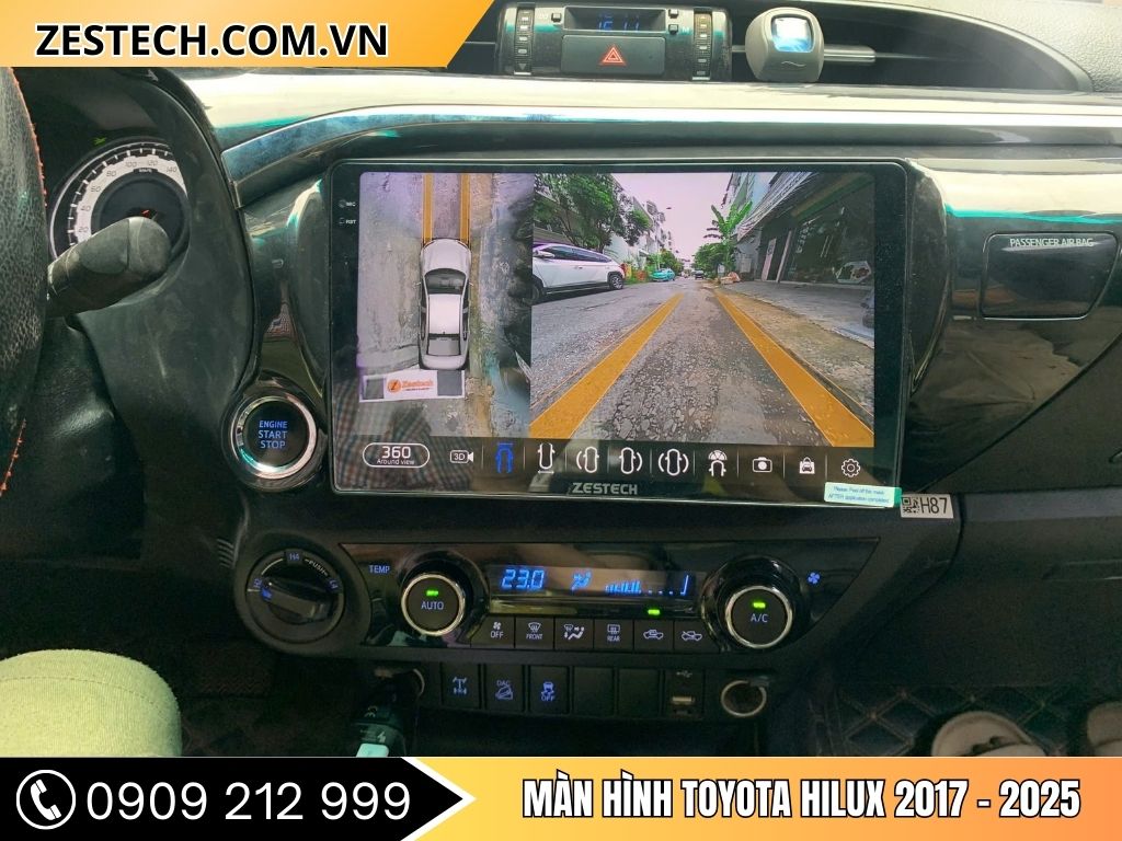 Màn Hình Toyota Hilux 2017-2025