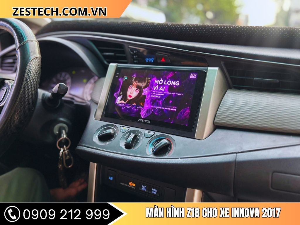 Màn Hình Z18 cho Xe Innova 2017