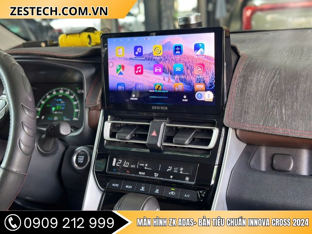 Màn Hình ZX ADAS+ Bản Tiêu Chuẩn Innova Cross 2024 