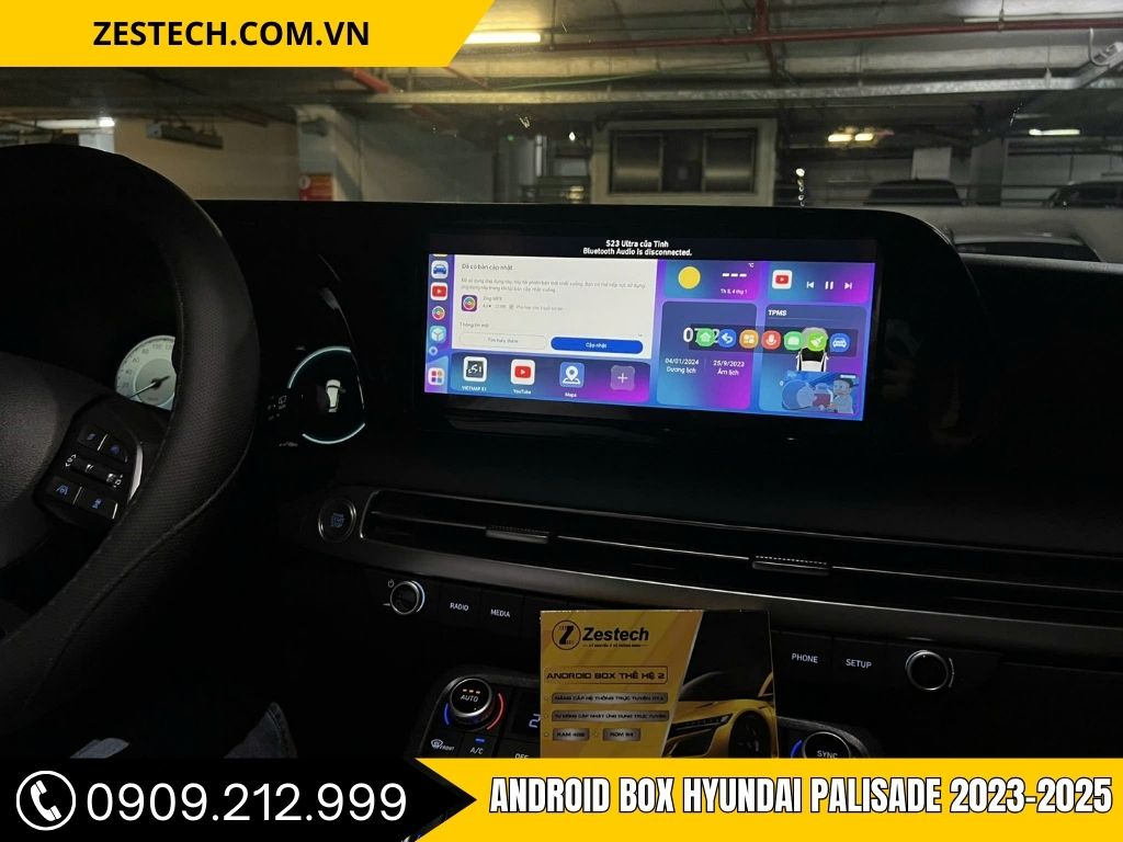 Hình Ảnh Android Box Hyundai Palisade 2023, 2024, 2025