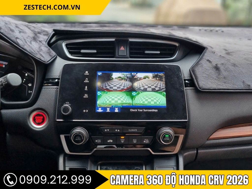 Camera 360 Độ Honda CRV 2026