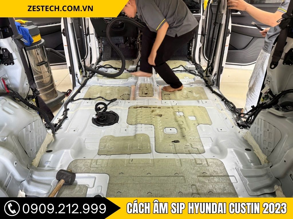 Cách Âm SIP Hyundai Custin 2023