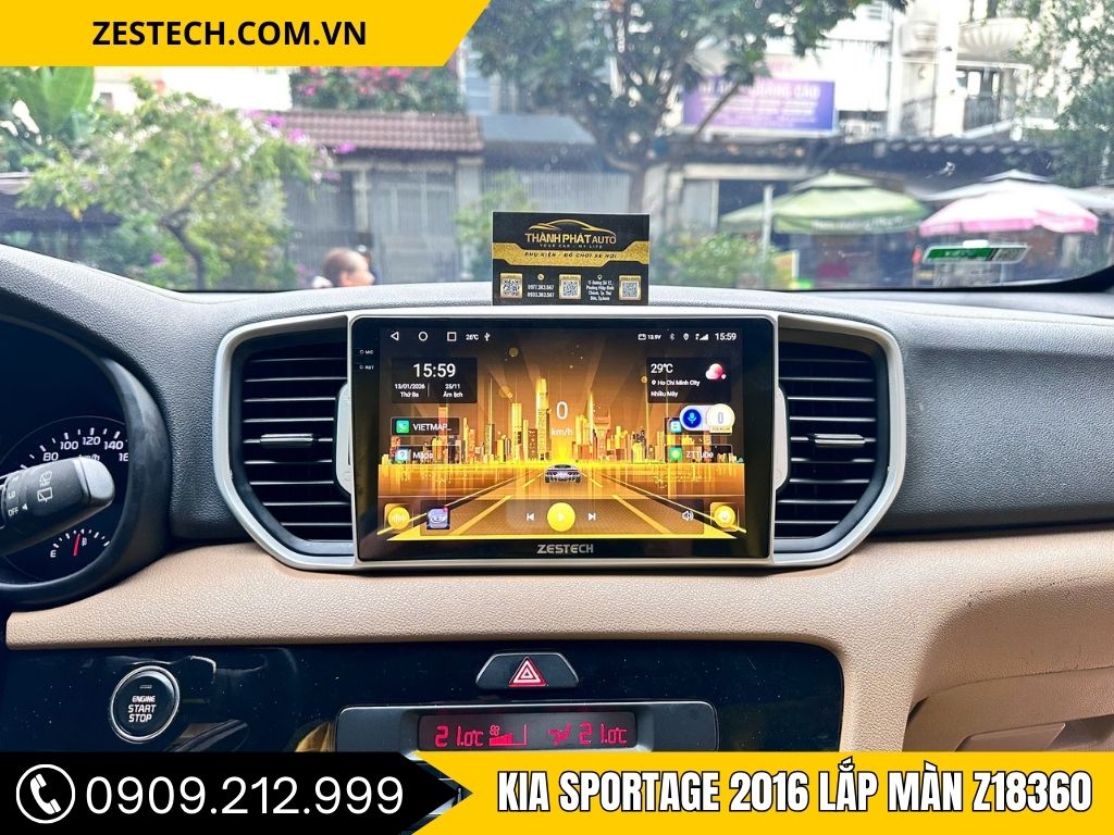 Hình Ảnh Kia Sportage 2016 Lắp Màn Z18360