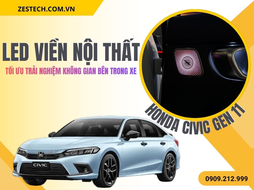 LED Nội Thất Honda Civic Gen 11