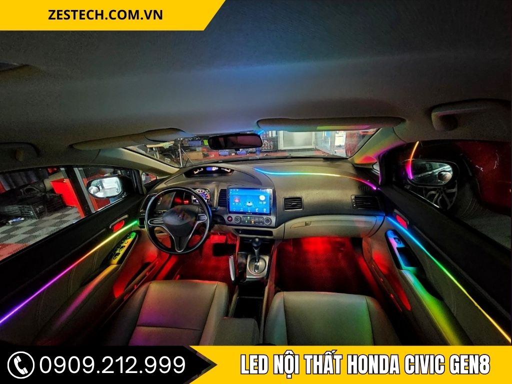 LED Nội Thất Honda Civic Gen 8