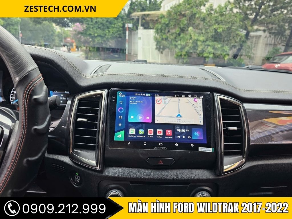 Màn hình Ford Wildtrak 2017-2022