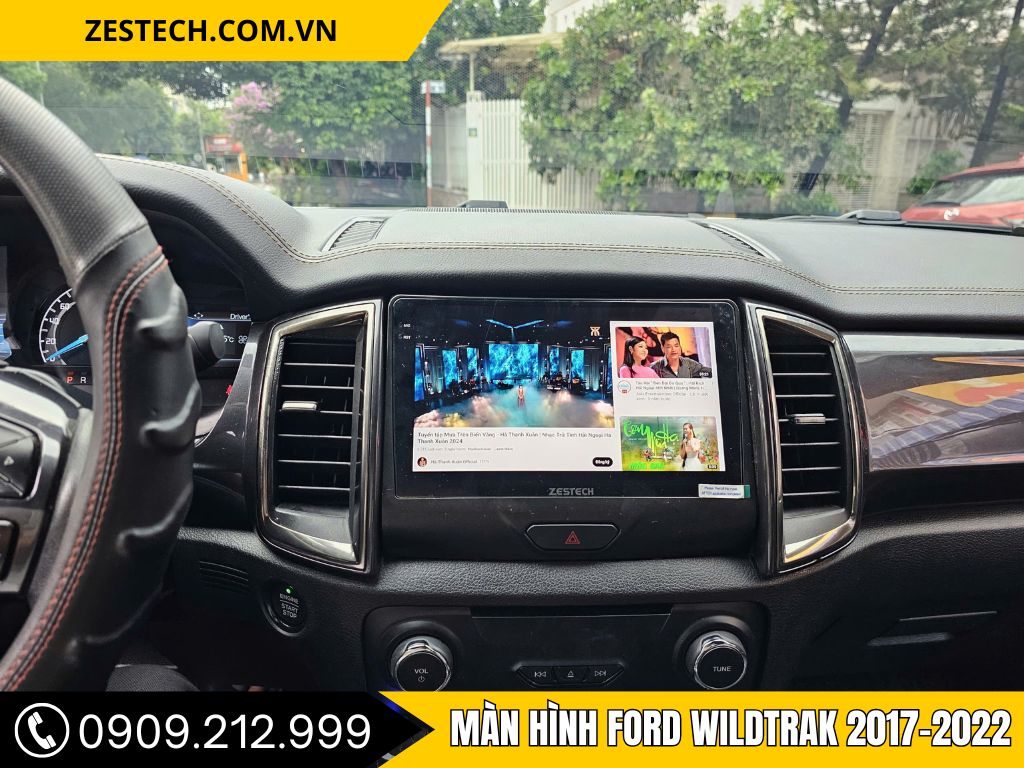 Hình Ảnh Màn Hình Ford Wildtrak 2017, 2018, 2019, 2020, 2021, 2022