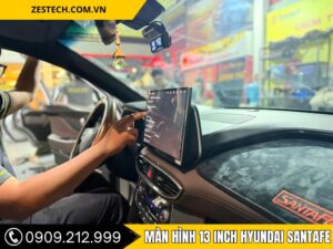 Hình Ảnh Màn Hình 13 Inch Hyundai SantaFe 2029, 2020, 2021