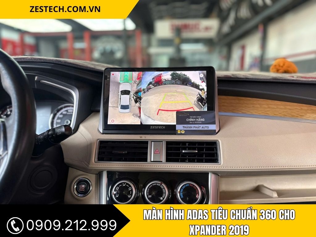 Hình Ảnh Màn Hình ADAS Tiêu Chuẩn 360 cho Xpander 2019
