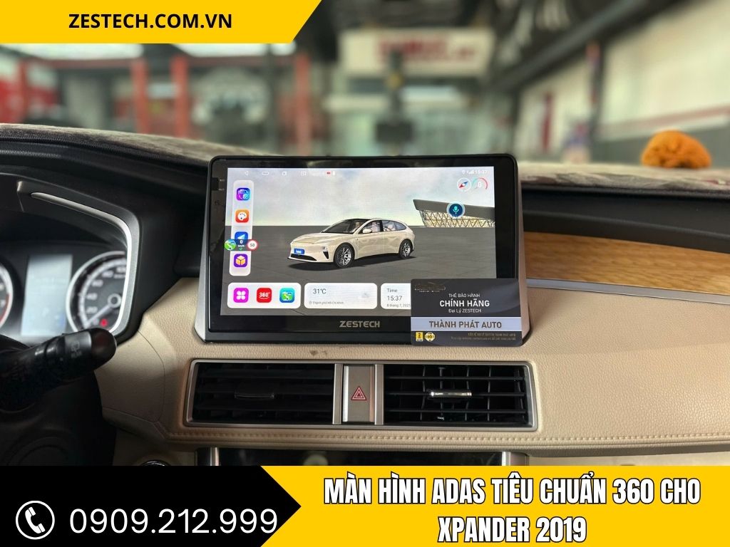 Hình Ảnh Màn Hình ADAS Tiêu Chuẩn 360 cho Xpander 2019