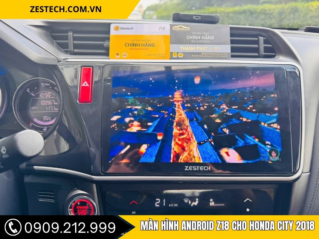 Màn Hình Android Z18 Honda City 2018 