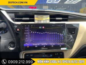 Hình Ảnh Màn Hình S100J Xe Toyota Altis 2019