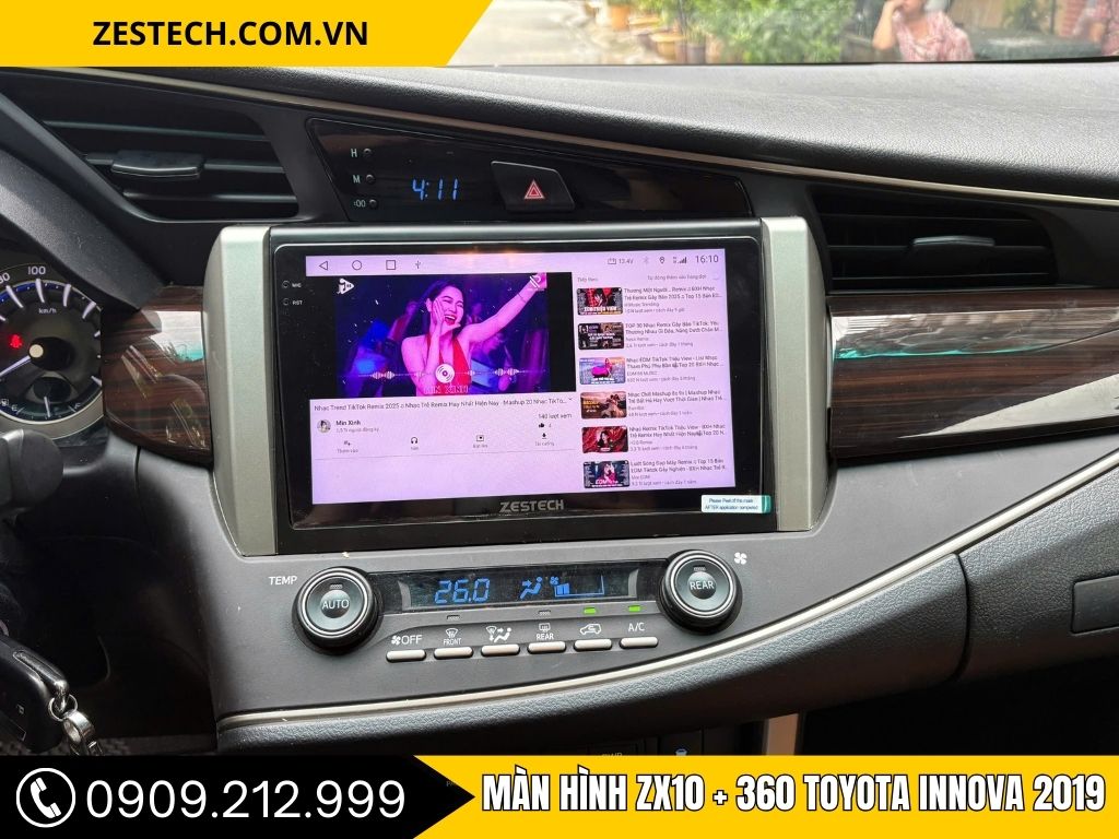 Màn Hình ZX10+ 360 Xe Toyota Innova 2019
