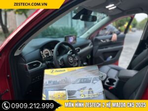 Hình Ảnh Màn Hình Zestech 2 Hệ Mazda CX5 2025